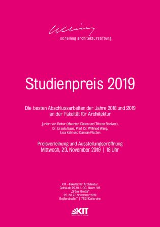 Urkunde Schelling Studienpreis 2019